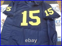 Elvis Grbac signed Michigan Wolverines UM jersey JSA COA Kansas City KC Chiefs