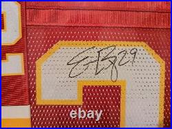 Eric Berry Kansas City Chiefs Autographed Jersey Custom Framed. Coa