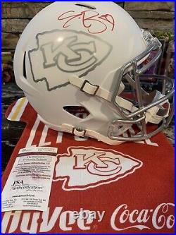 Eric Berry Replica Signed Kansas City Chiefs auto ICE Full-size Helmet JSA