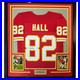 FRAMED Autographed/Signed DANTE HALL 33x42 Kansas City Red Jersey PSA/DNA COA