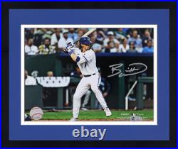 FRMD Bobby Witt Jr. Kansas City Royals Signed 8x10 Jersey Batting Stance Photo