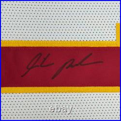 Framed Autographed/Signed Isiah Pacheco 35x39 Kansas City White Jersey JSA COA