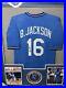 Framed Kansas City Royals Bo Jackson Autographed Signed Jersey Beckett Coa