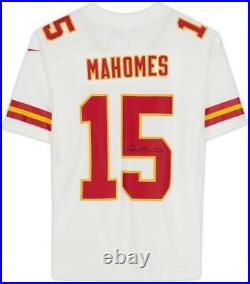 Framed Patrick Mahomes Kansas City Chiefs Autographed White Nike Limited Jersey
