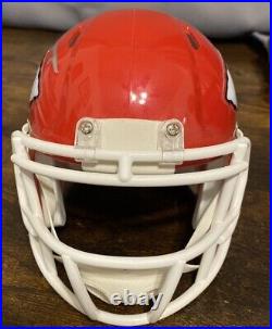 Frank Clark Autographed Signed Kansas City Chiefs Speed Mini Helmet JSA COA