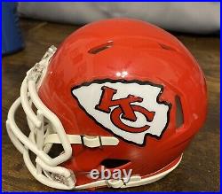 Frank Clark Autographed Signed Kansas City Chiefs Speed Mini Helmet JSA COA