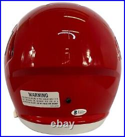 Frank Clark autographed inscribed Helmet Kansas City Chiefs Beckett
