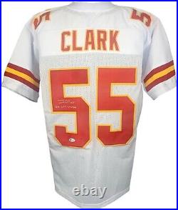 Frank Clark autographed signed inscribed jersey Kansas City Chiefs Beckett COA