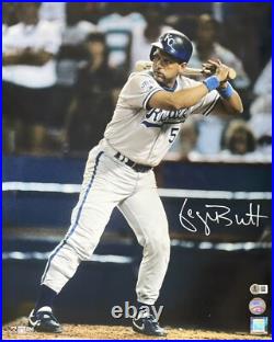 GEORGE BRETT Kansas City Royals MLB Signed 16x20 Photo #9 AUTO BAS