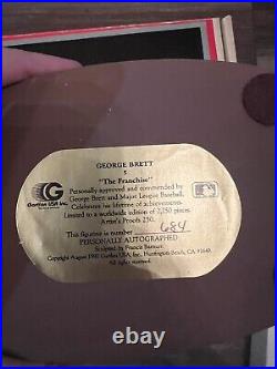 Gartlan George Brett 1990 Signed Auto Figurine Kansas City Royals #684/2250 COA