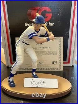 Geoge Brett Kansas City Royals Gartlan Signed Autographed Figurine Statue