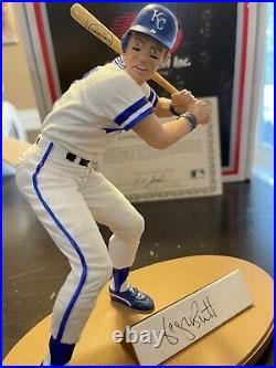 Geoge Brett Kansas City Royals Gartlan Signed Autographed Figurine Statue