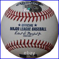 George Brett Autographed/Signed Kansas City Royals OML Baseball HOF FAN 46767