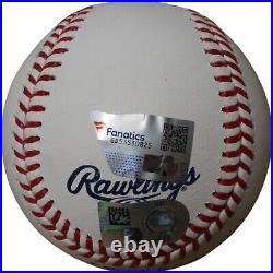 George Brett Autographed/Signed Kansas City Royals OML Baseball HOF FAN 46767