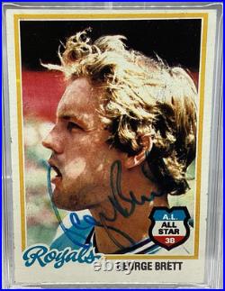 George Brett (JSA CoA) Kansas City Royals Signed Baseball Card