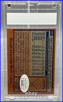 George Brett (JSA CoA) Kansas City Royals Signed Baseball Card