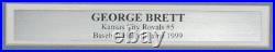 George Brett Kansas City Royals Signed/Autographed 16x20 Photo Framed JSA 162964