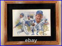 George Brett Kansas City Royals Signed Royalty In Motion John Boyd Martin