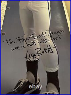 George Brett Life Size Poster. Kansas City Royals Signed Milk Dairy 1986