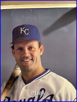 George Brett Life Size Poster. Kansas City Royals Signed Milk Dairy 1986