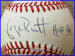 George Brett Signed Autographed Al Baseball Kansas City Royals Hof 99 Jsa Coa