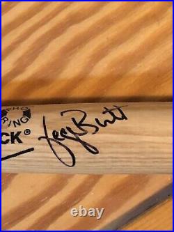 George Brett Signed Autographed Rawlings Mini Bat Kansas City Royals