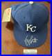 George Brett Signed Kansas City Royals Baseball Hat Hof 1985 Wsc Nwt Jsa Coa