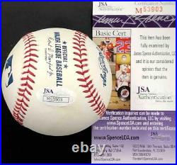 George Brett autograph Kansas City Royals HOF signed OML MLB Baseball JSA COA
