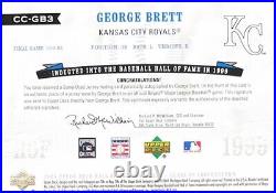 George Brett autographed signed Card 1/1 Kansas City Royals