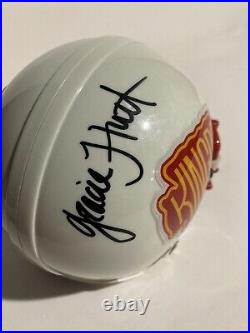 Gracie Hunt Kansas City Chiefs signed Custom mini helmet Patrick Mahomes Clark