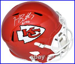 Harrison Butker Signed Kansas City Chiefs Full Size Speed Helmet Beckett