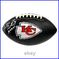 Harrison Butker Signed Kansas City Chiefs Official NFL Team Logo Black Football