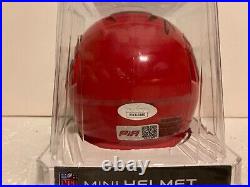 Hollywood Brown signed autographed mini helmet Kansas City Chiefs JSA WB313460