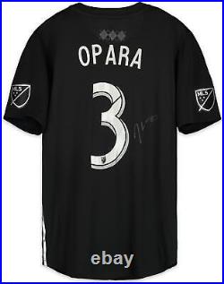 Ike Opara Sporting Kansas City Signed Match-Used Black #3 Jersey 2018 Season