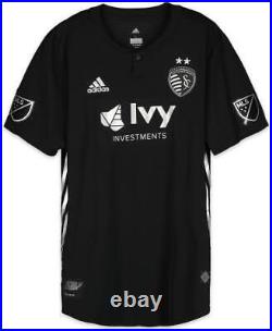 Ike Opara Sporting Kansas City Signed Match-Used Black #3 Jersey 2018 Season