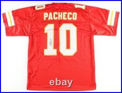 Isiah Pacheco Kansas City Chiefs Autographed XL Fully Sewn Jersey JSA Witnessed