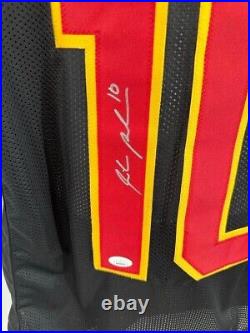 Isiah Pacheco Kansas City Chiefs Signed Autograph Jersey BLACK JSA Witnessed
