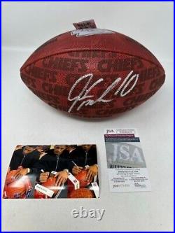 Isiah Pacheco Kansas City Chiefs Signed Autographed Duke Logo Football JSA WIT