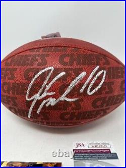 Isiah Pacheco Kansas City Chiefs Signed Autographed Duke Logo Football JSA WIT