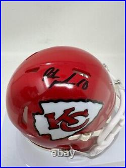 Isiah Pacheco Kansas City Chiefs Signed Autographed Full Size Helmet JSA WITNESS