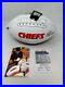 Isiah Pacheco Kansas City Chiefs Signed Autographed Logo Football JSA Witnessed