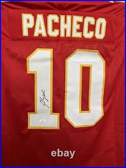 Isiah Pacheco Kansas City Signed Autograph Jersey (JSA)