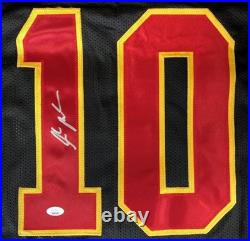 Isiah Pacheco Kansas City Signed Black Football Jersey JSA Hologram