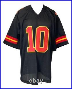 Isiah Pacheco Kansas City Signed Black Football Jersey JSA Hologram