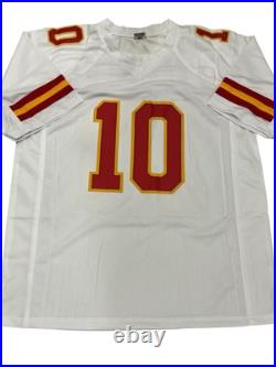Isiah Pacheco Signed Kansas City Chiefs Custom Jersey JSA Witnessed