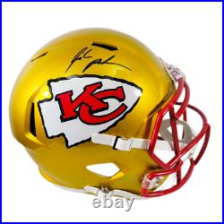 Isiah Pacheco Signed Kansas City Chiefs Flash Speed Full-Size Replica Football H