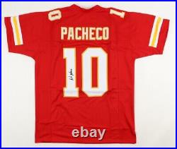Isiah Pacheco Signed Kansas City Chiefs RED Jersey JSA