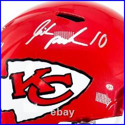 Isiah Pacheco Signed SB LVII Inscription Kansas City Chiefs Speed Full-Size Repl