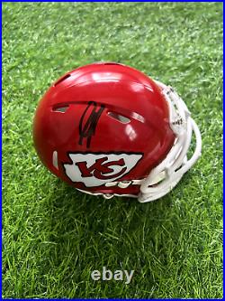 Isiah Pacheco Signed Super Bowl 57 Mini Helmet Kansas City Chiefs JSA COA