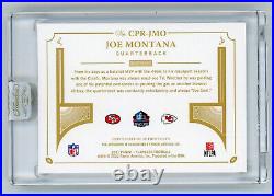 JOE MONTANA 2021 Panini Flawless Career Progressions Sapphire Auto Autograph 3/5